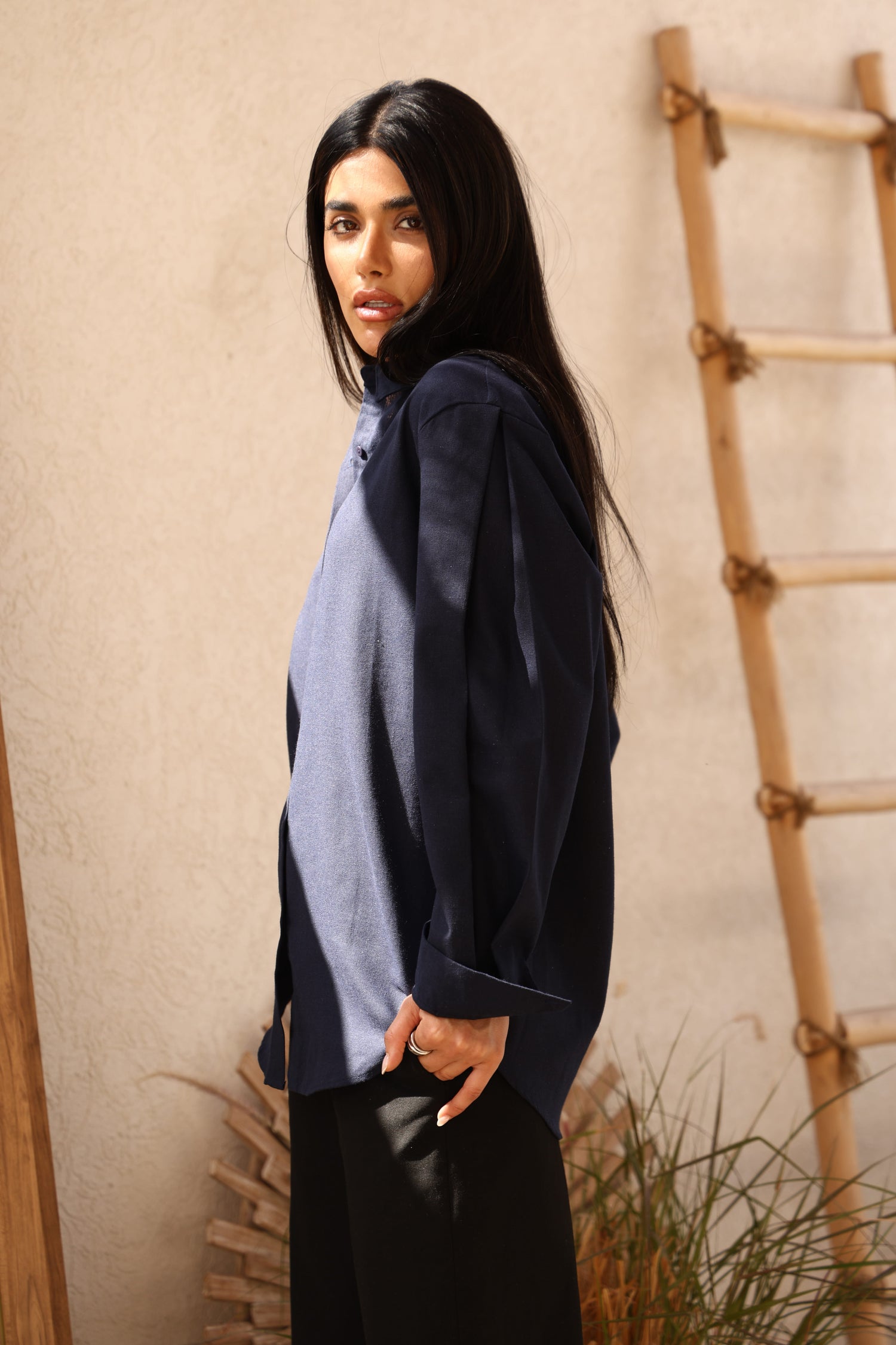 Asma Top - Linen - COCO by Cotton Collection