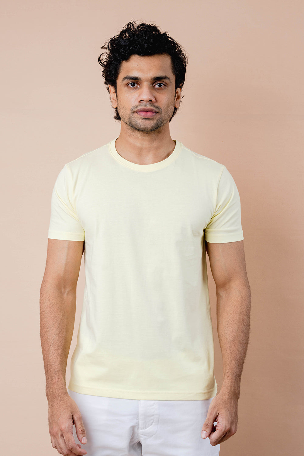 Pure Cotton Crew Neck T-shirt