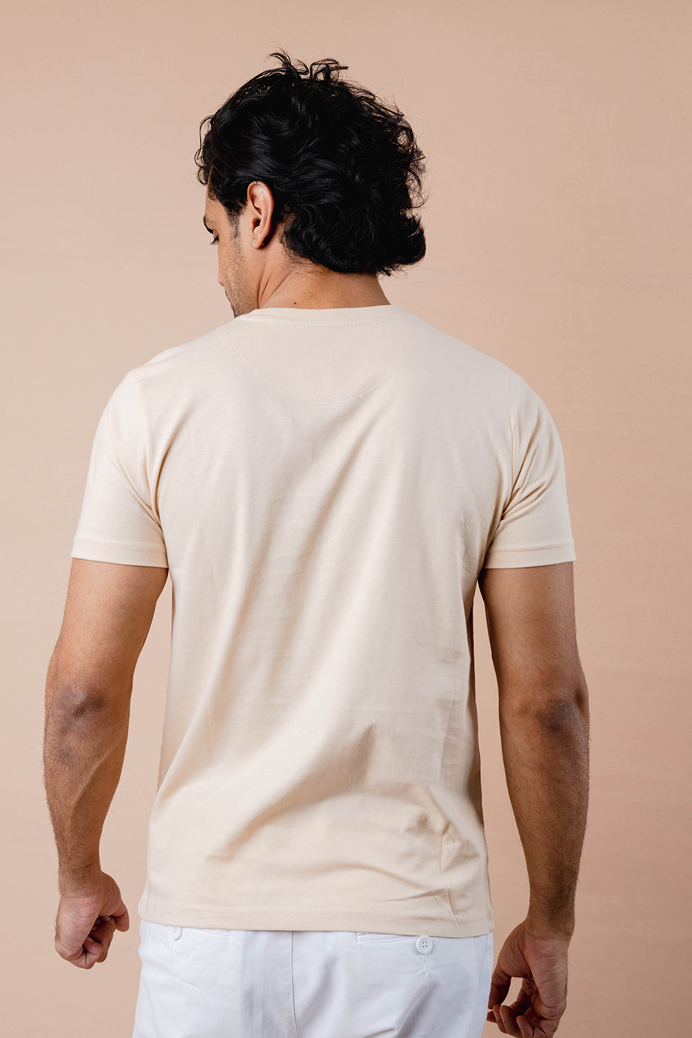 Pure Cotton Crew Neck T-shirt