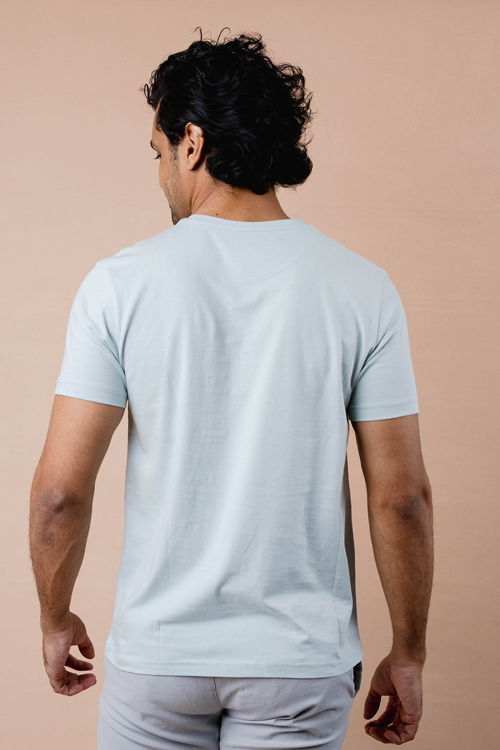 Pure Cotton Crew Neck T-shirt