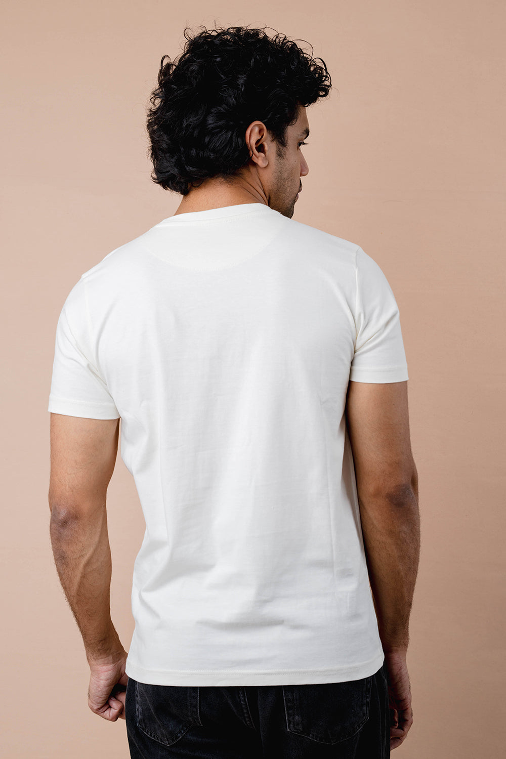 Pure Cotton Crew Neck T-shirt