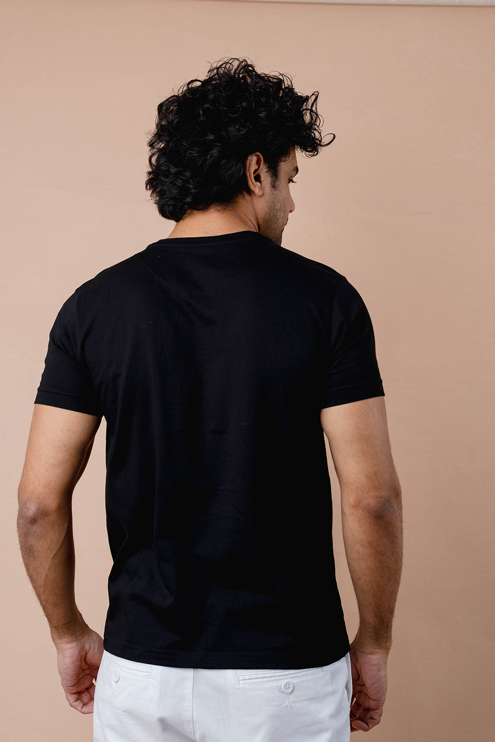 Pure Cotton Crew Neck T-shirt