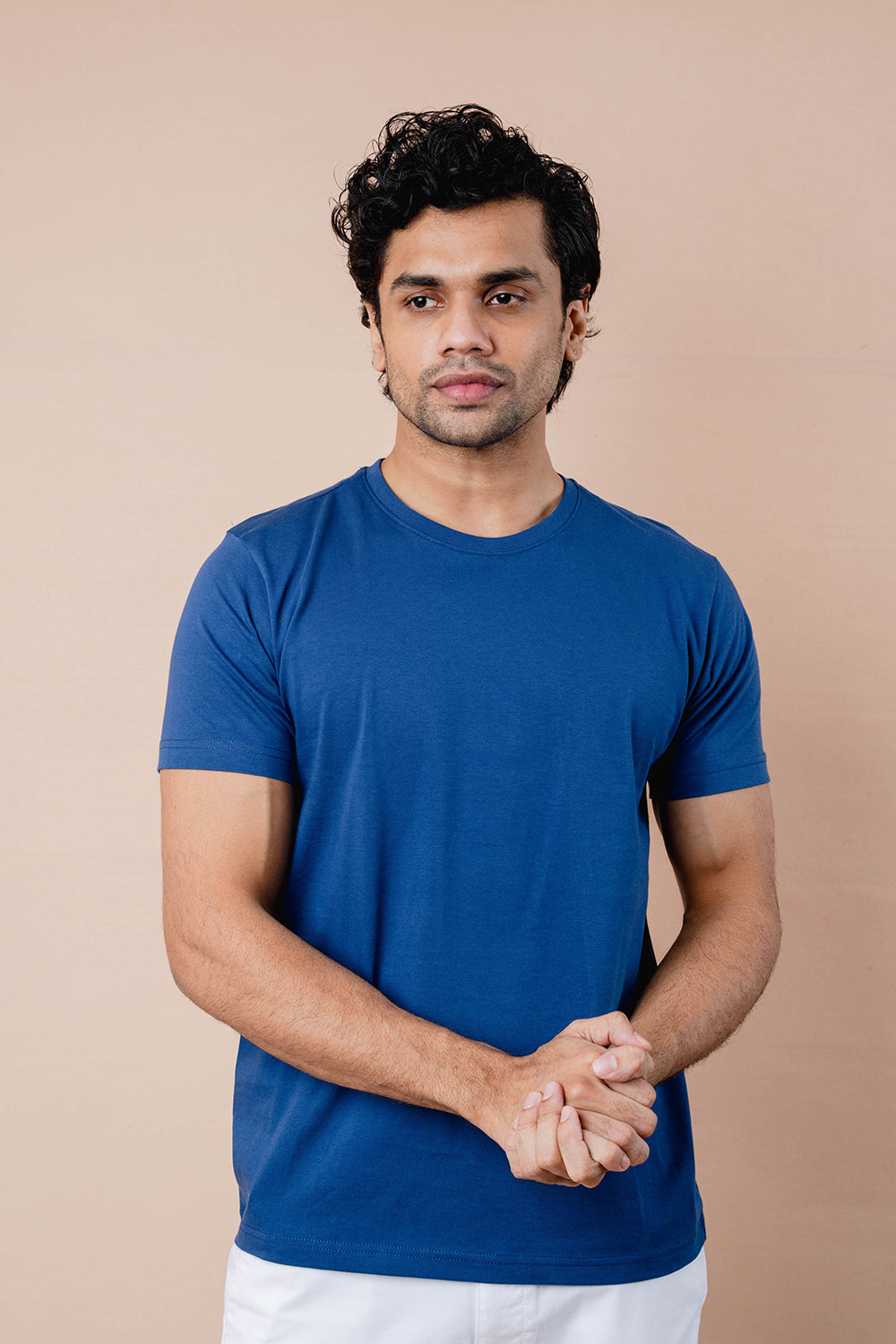 Pure Cotton Crew Neck T-shirt