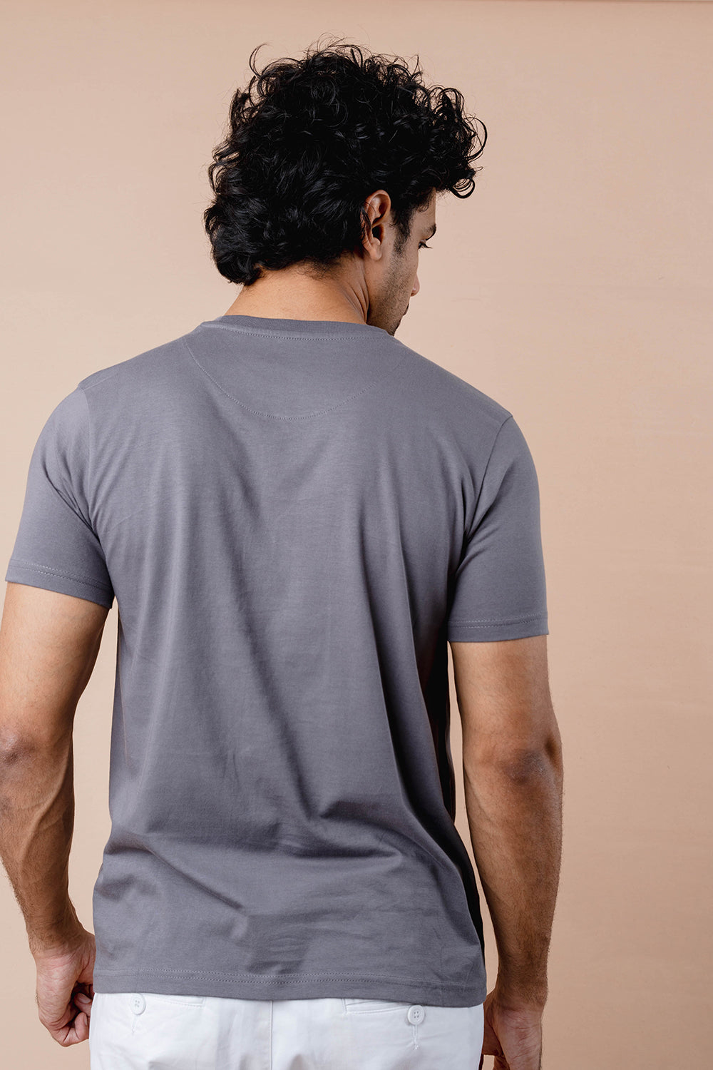 Pure Cotton Crew Neck T-shirt