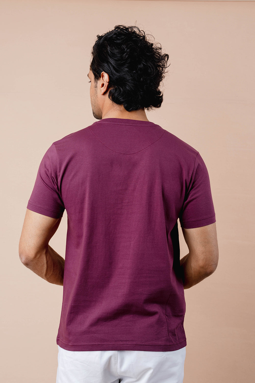 Pure Cotton Crew Neck T-shirt