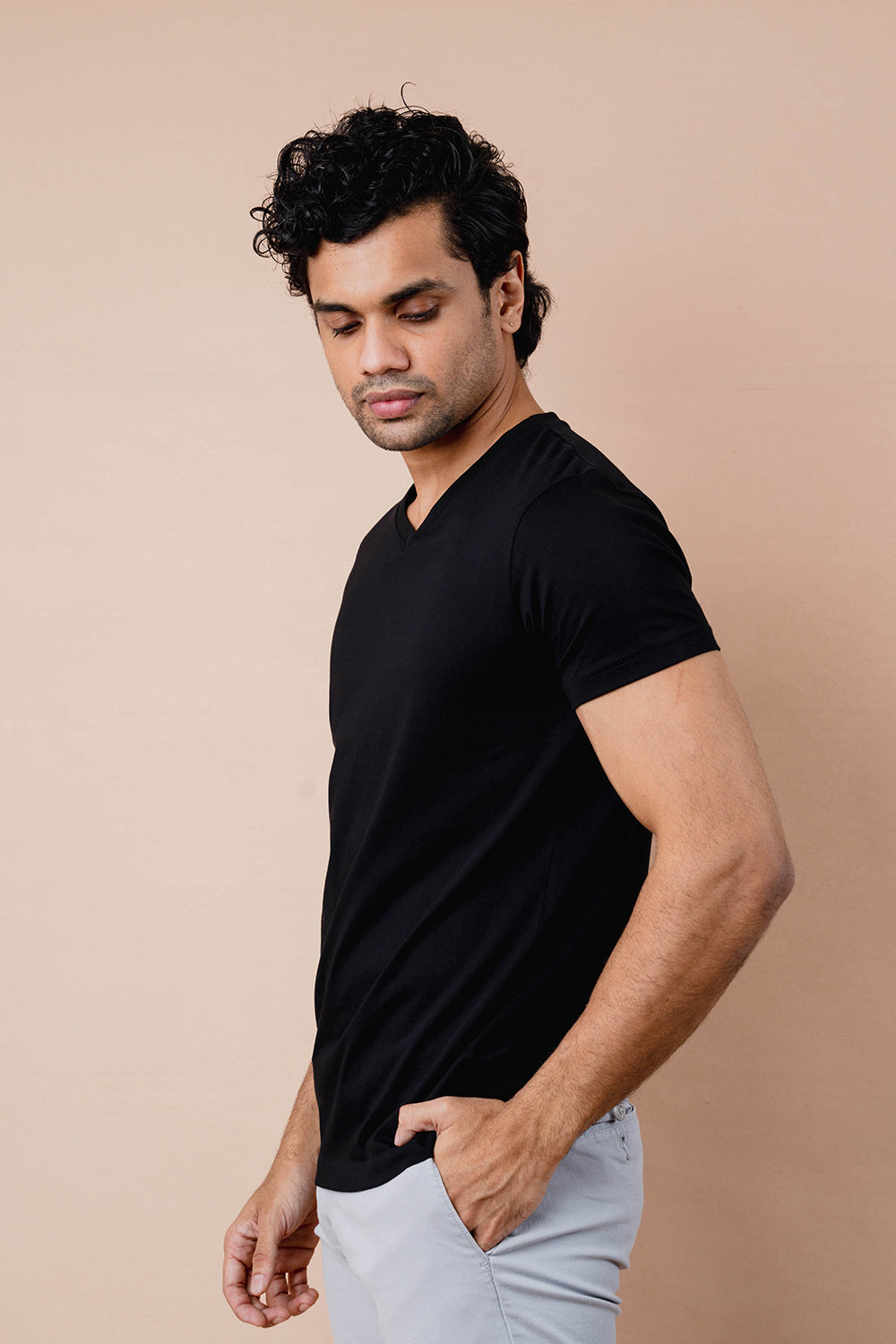 V Neck T-shirt - COCO by Cotton Collection