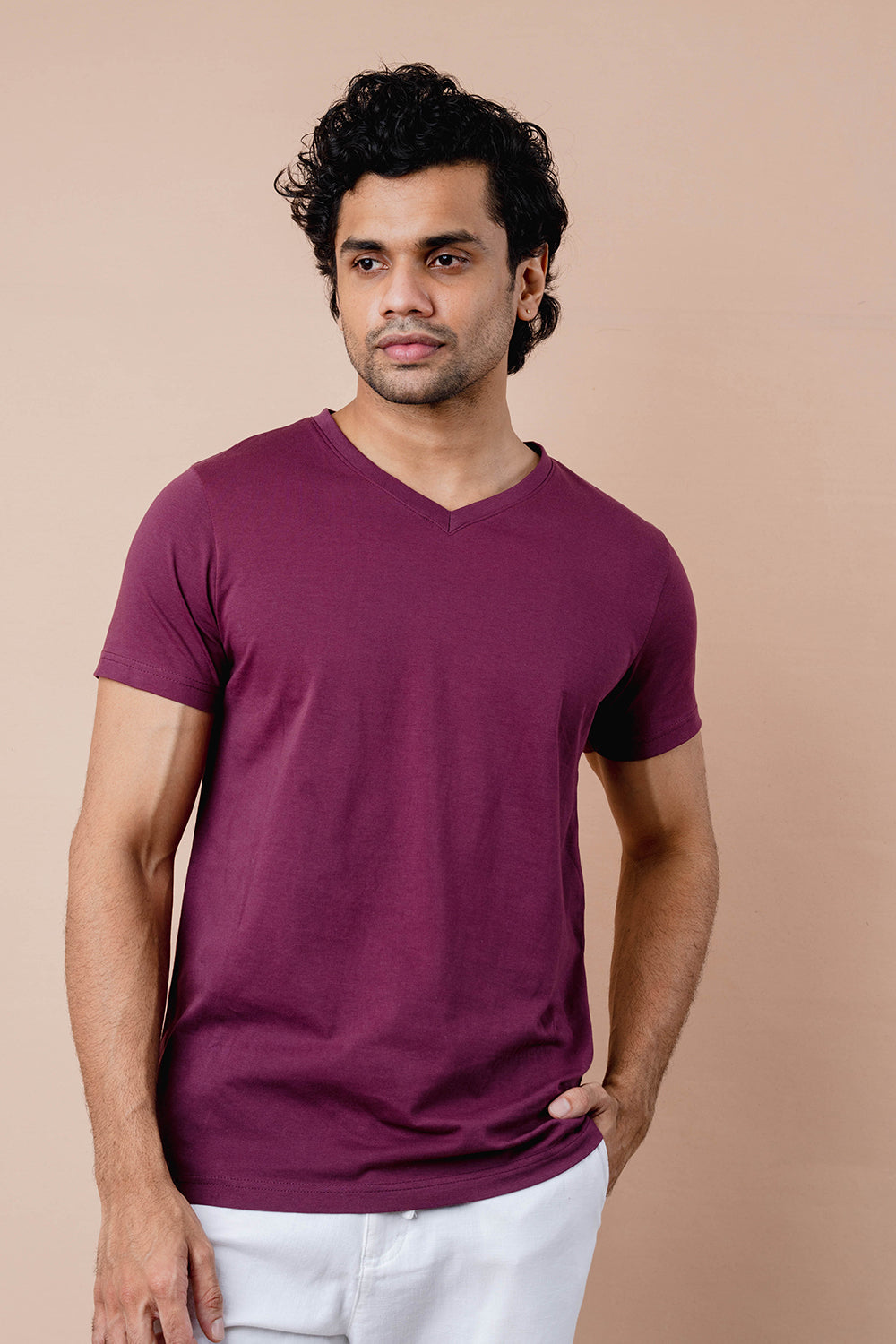 V Neck T-shirt - COCO by Cotton Collection