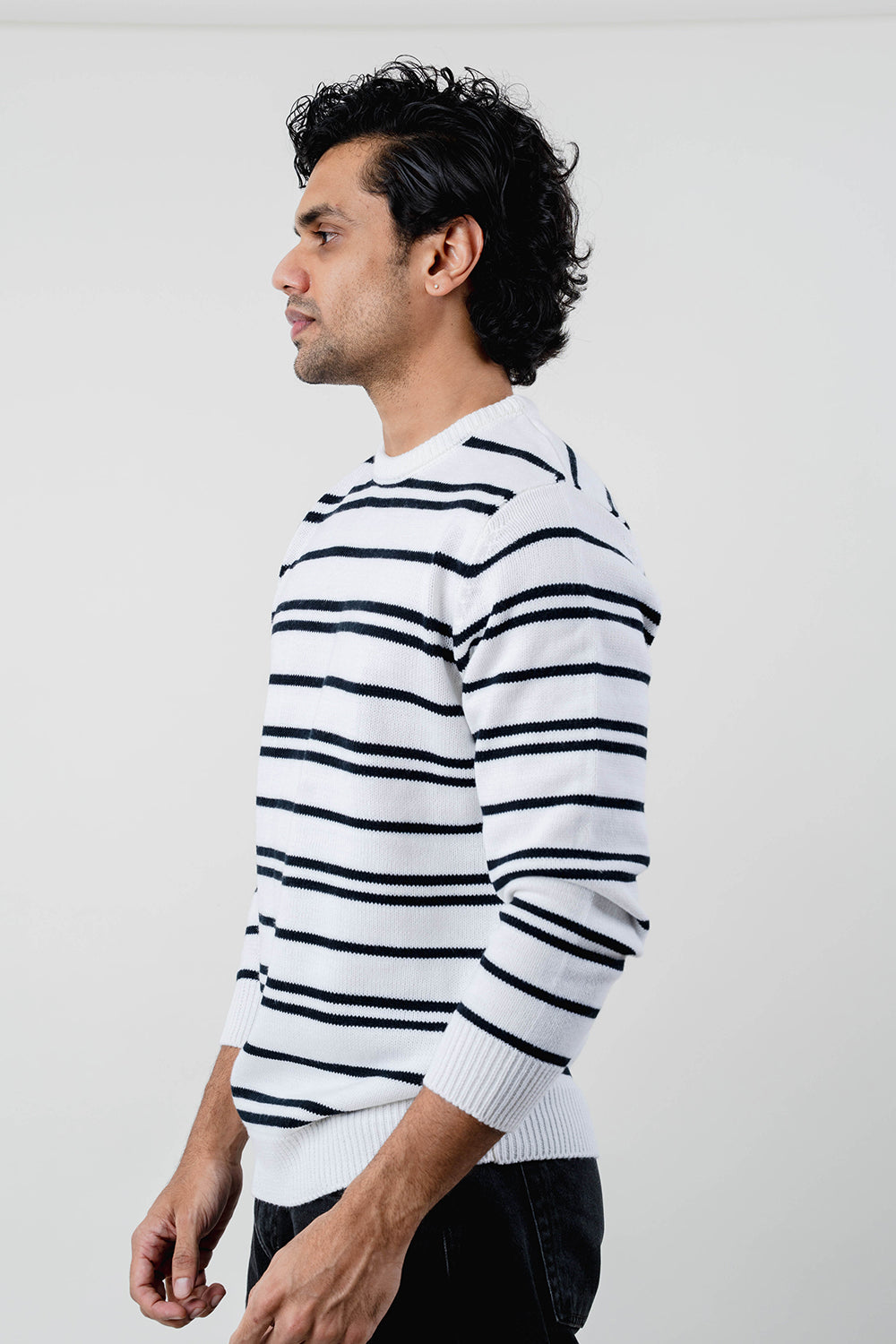 Men's Sweater - Stripe - COCO by Cotton Collection
