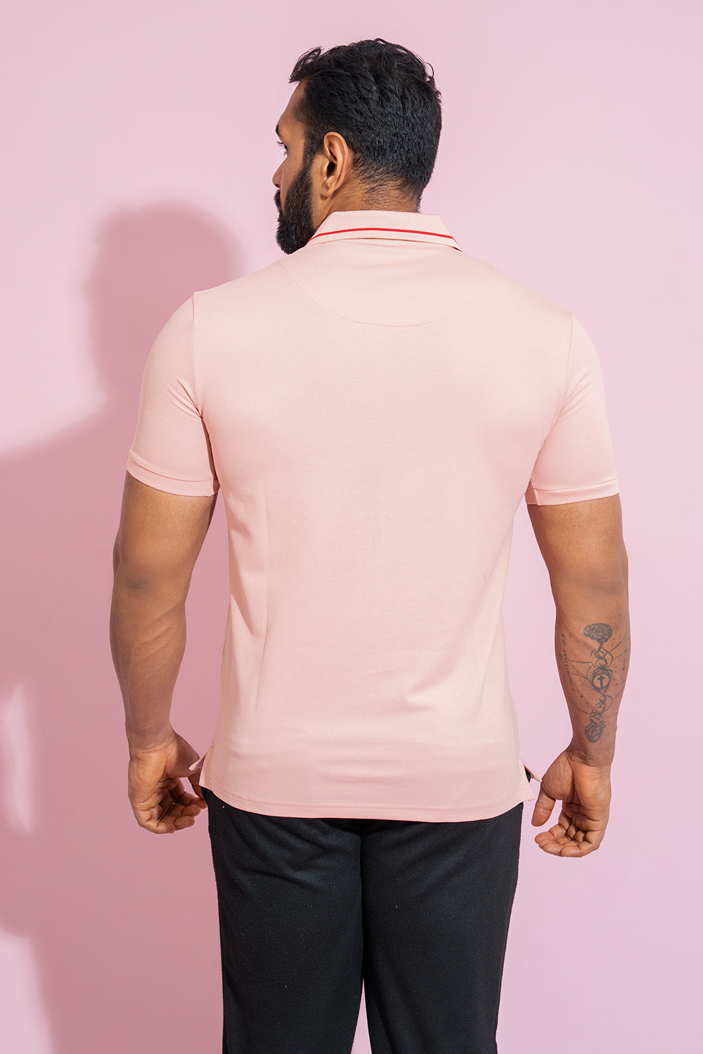 Polo T-shirt - Pink - COCO by Cotton Collection