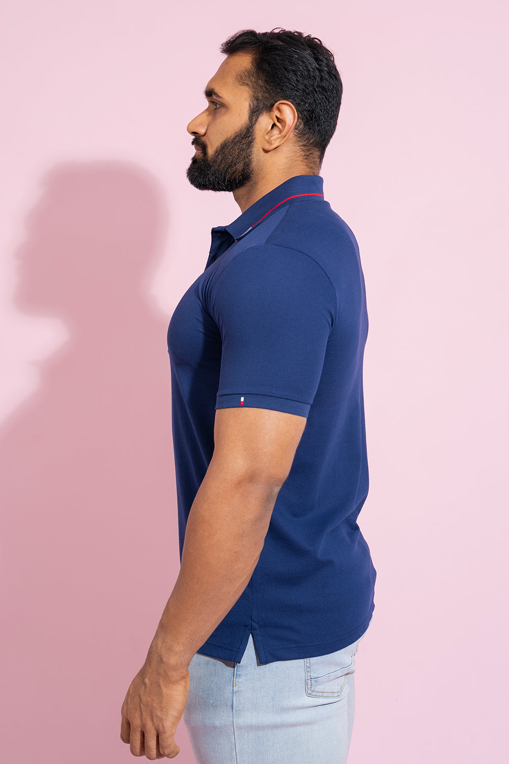 Polo T-shirt - Navy Blue - COCO by Cotton Collection