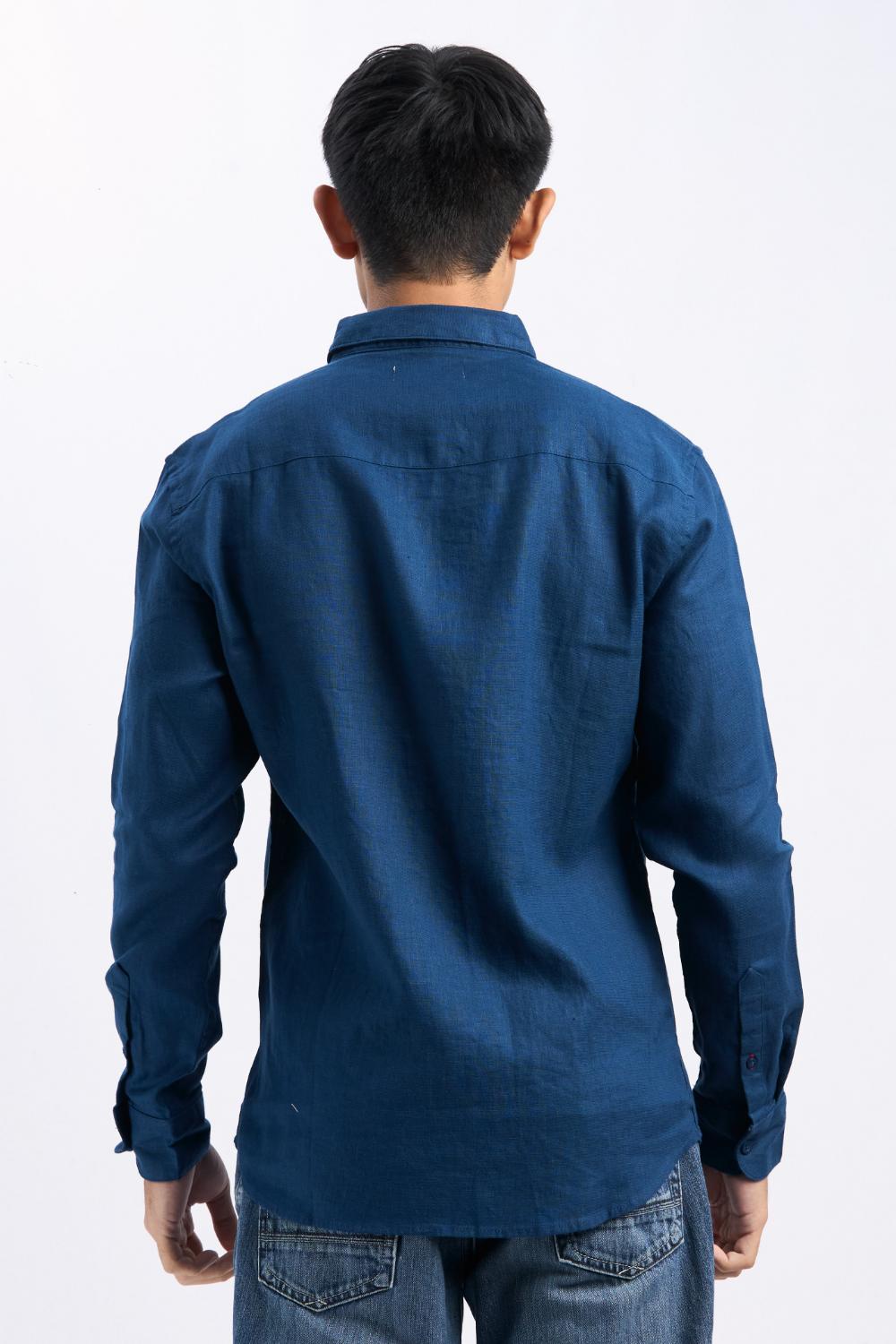 Full-Sleeve Linen Shirt - COCO by Cotton Collection
