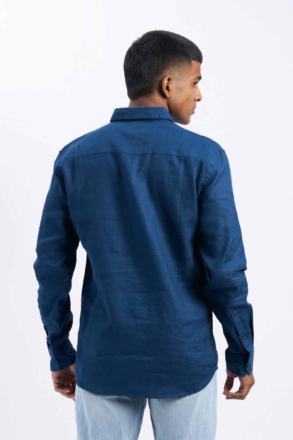 Full-Sleeve Linen Shirt - COCO by Cotton Collection