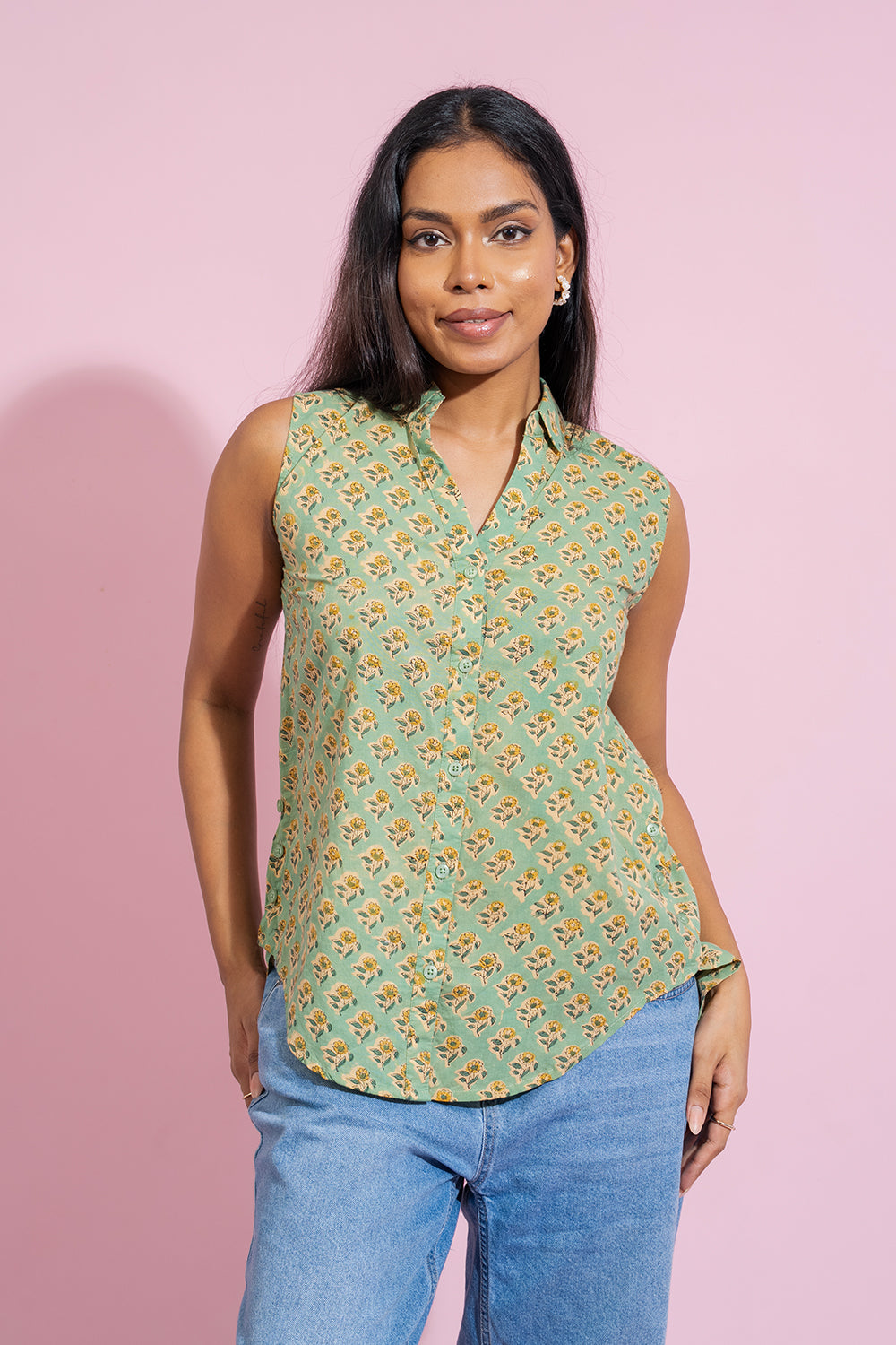 Hand Printed Top - COCO by Cotton Collection