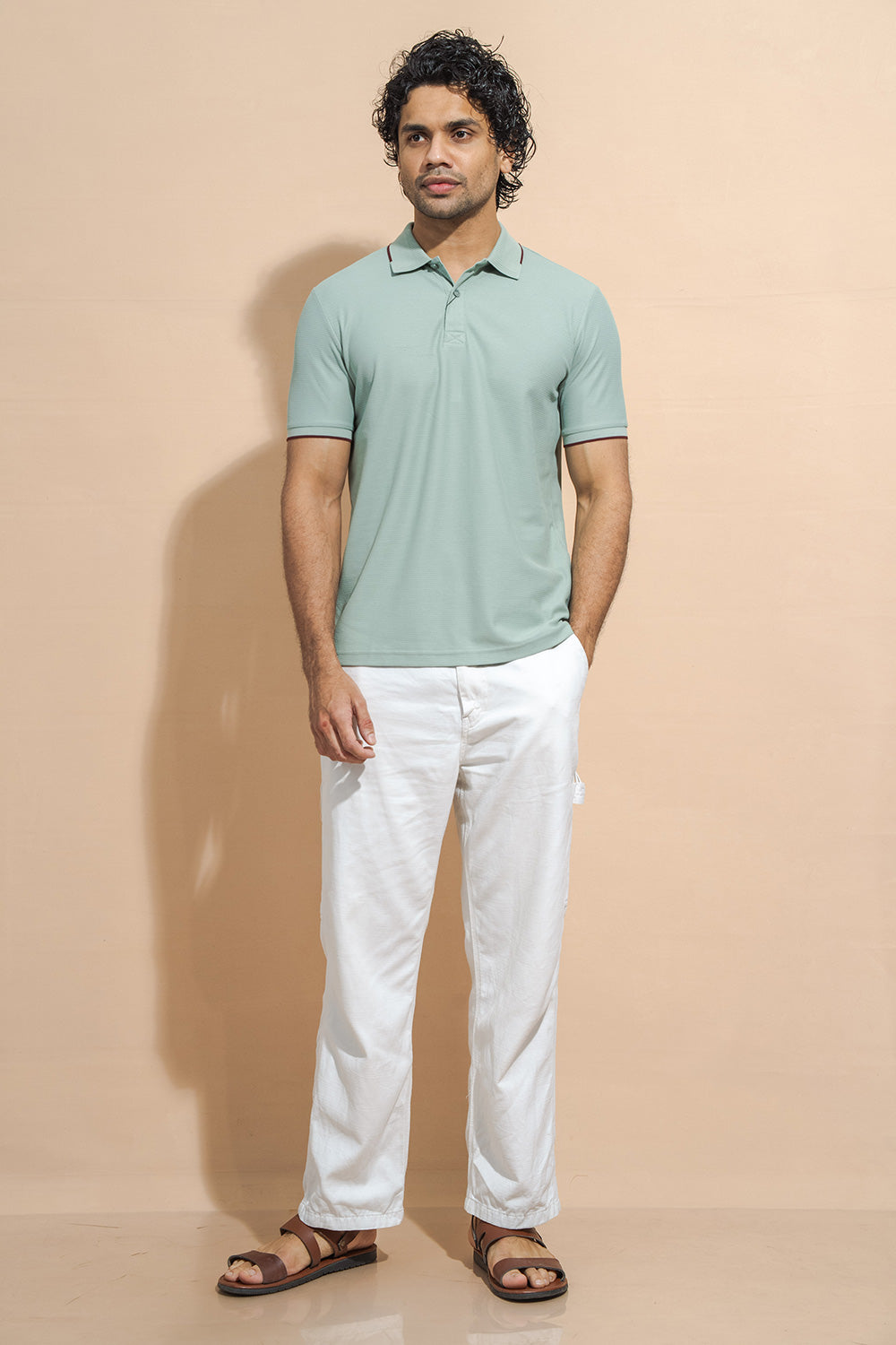 Polo T-shirt with Piping - COCO by Cotton Collection