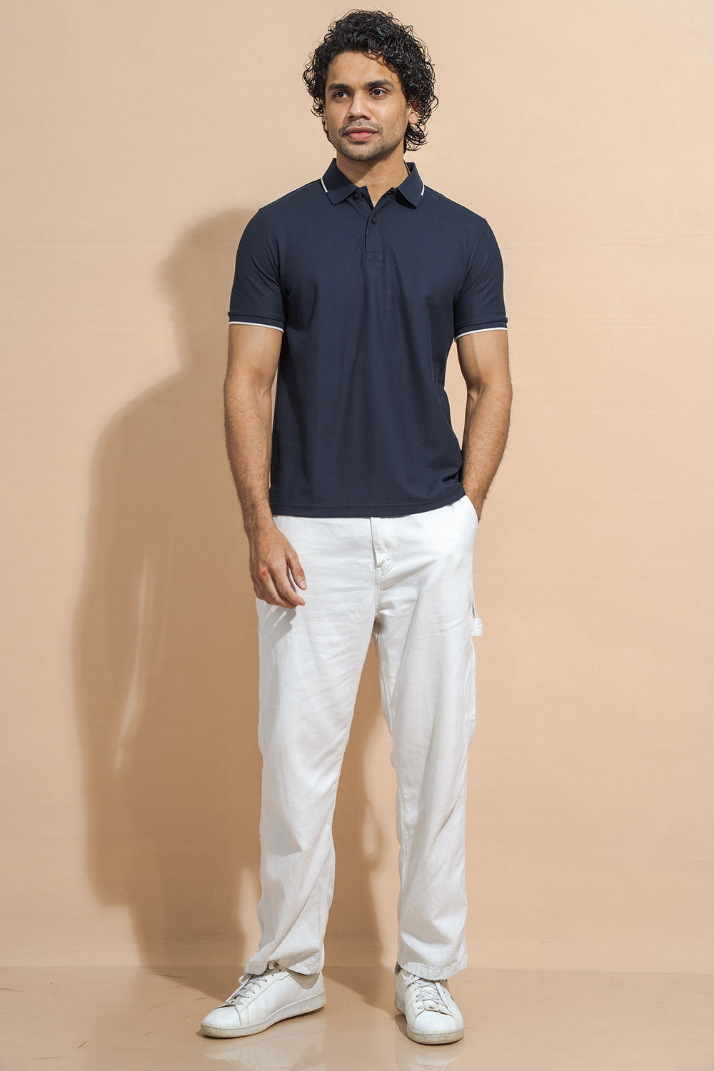 Polo T-shirt with Piping - COCO by Cotton Collection