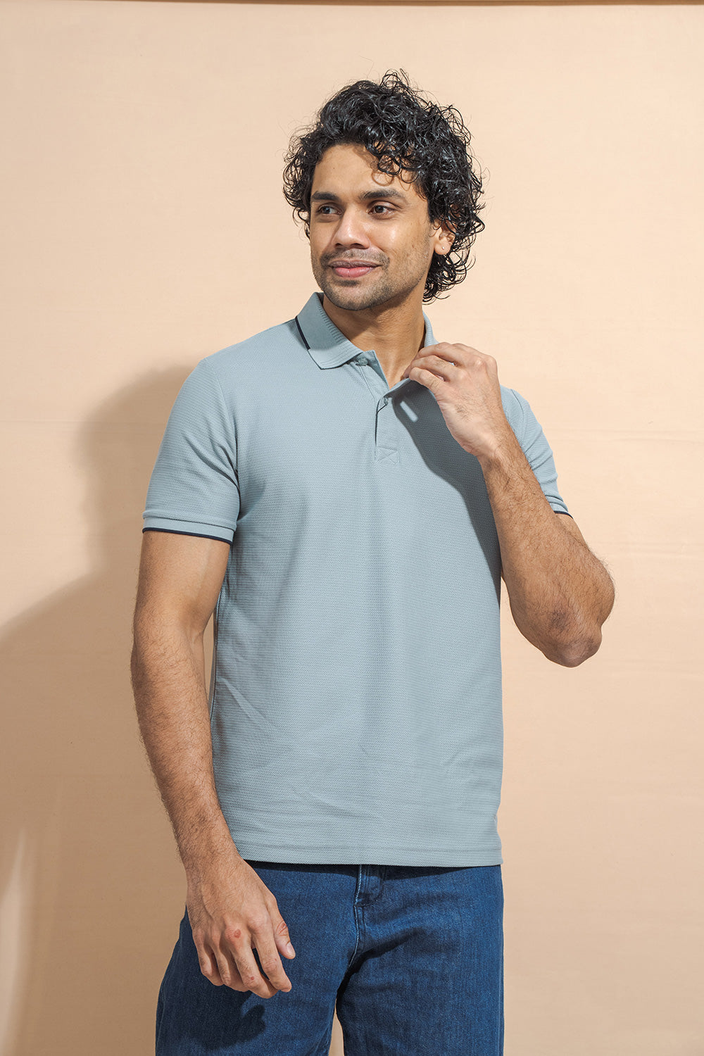 Polo T-shirt with Piping - COCO by Cotton Collection