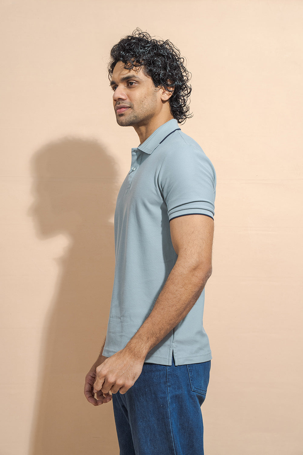 Polo T-shirt with Piping - COCO by Cotton Collection