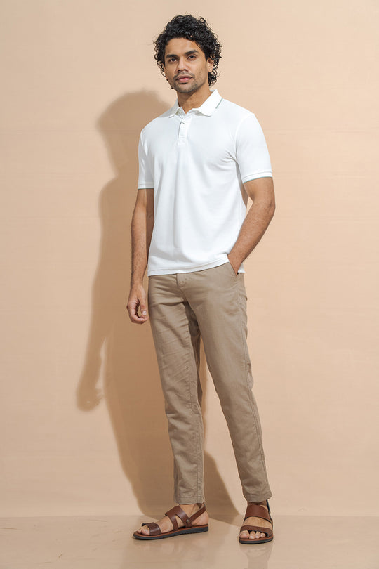 Polo T-shirt with Piping - COCO by Cotton Collection
