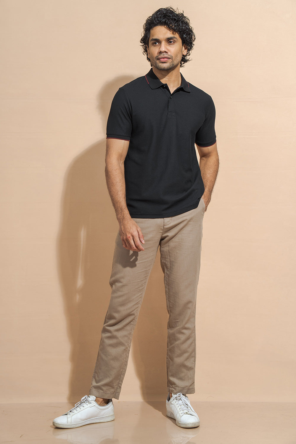 Polo T-shirt with Piping - COCO by Cotton Collection