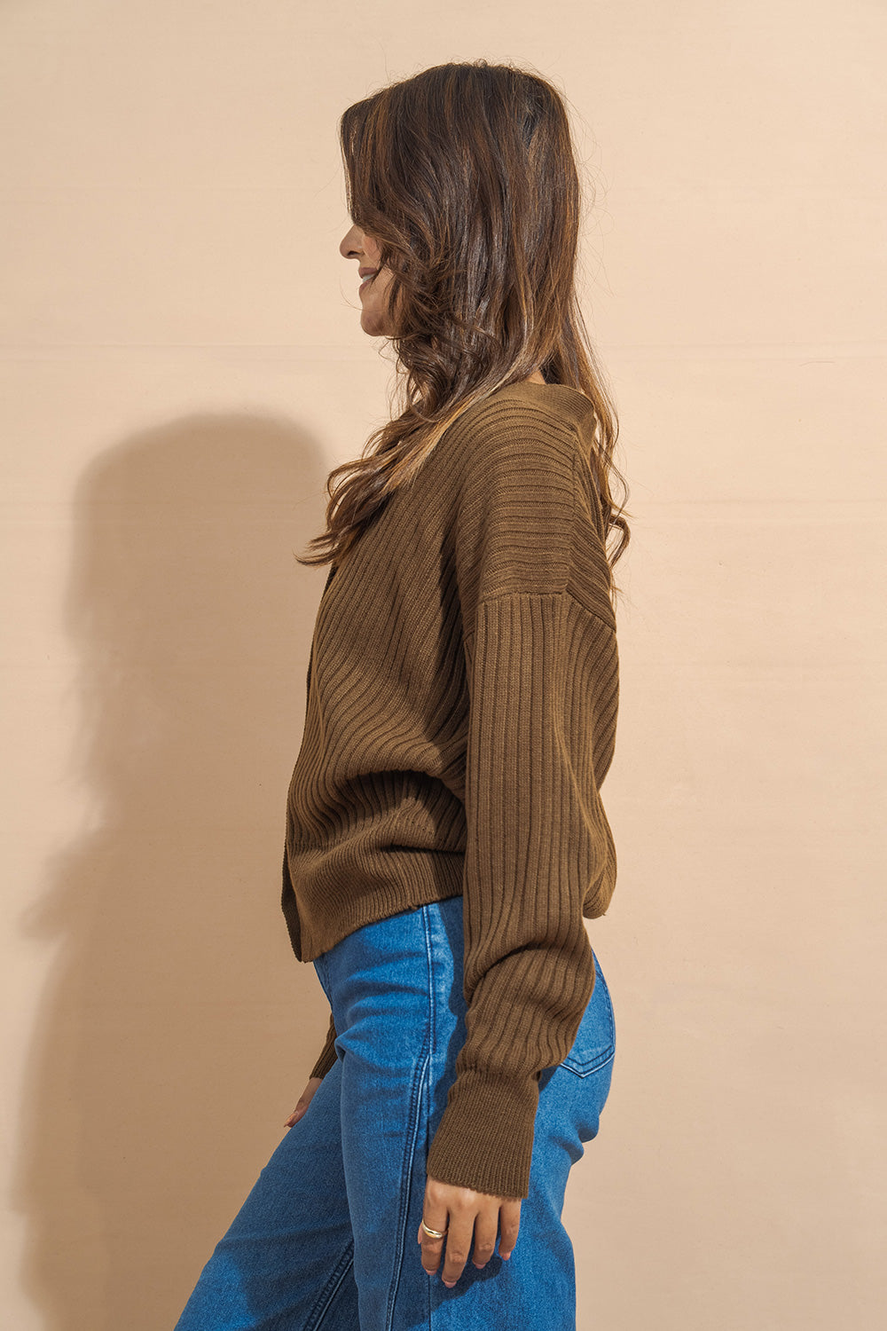 V-Neck Cardigan - COCO by Cotton Collection