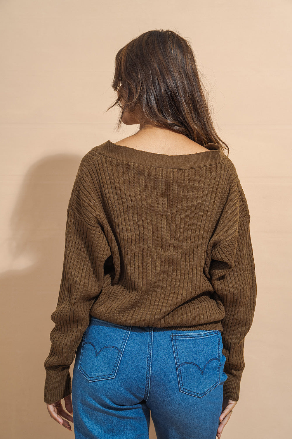 V-Neck Cardigan - COCO by Cotton Collection