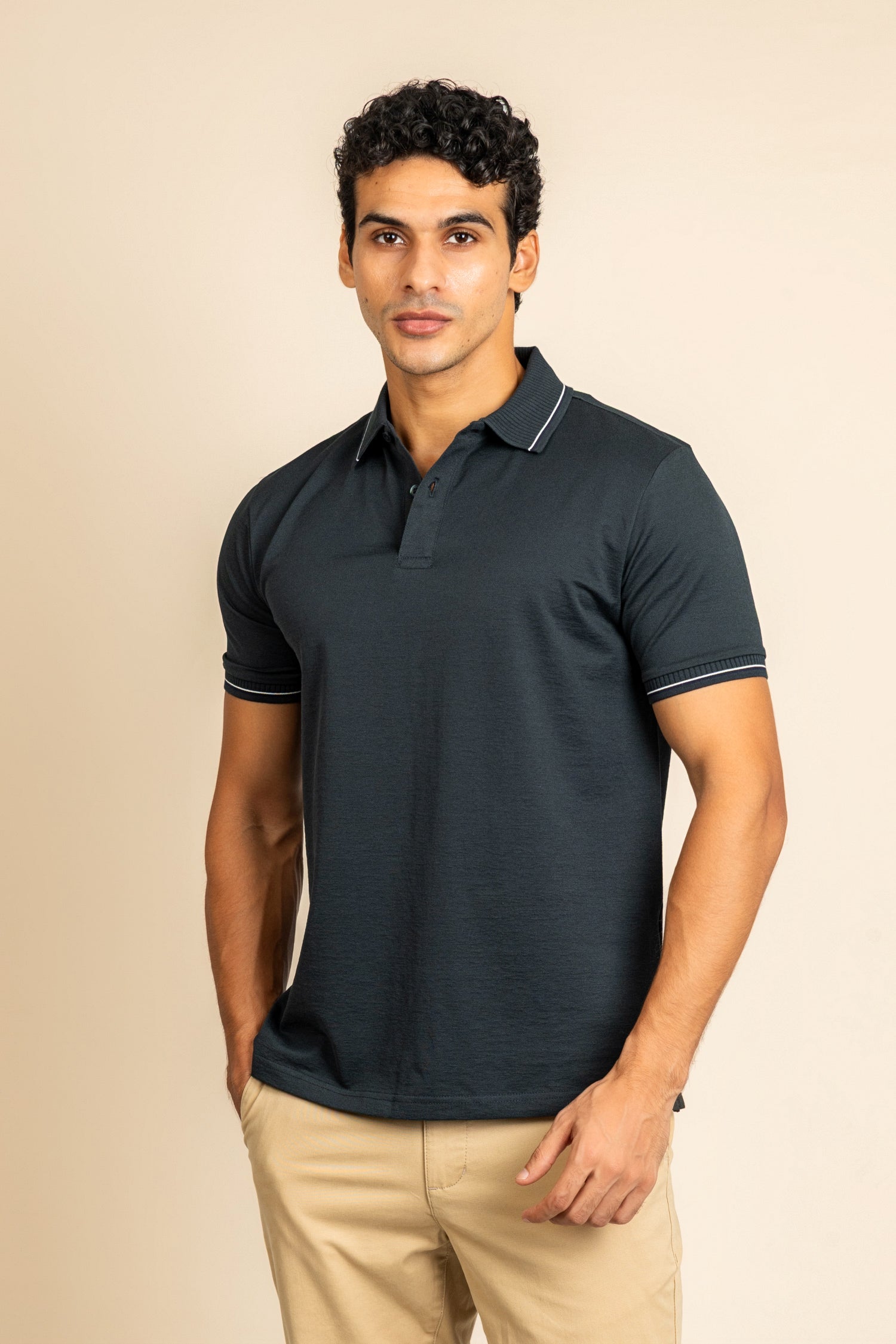 Cotton Blend Polo T-shirt - COCO by Cotton Collection