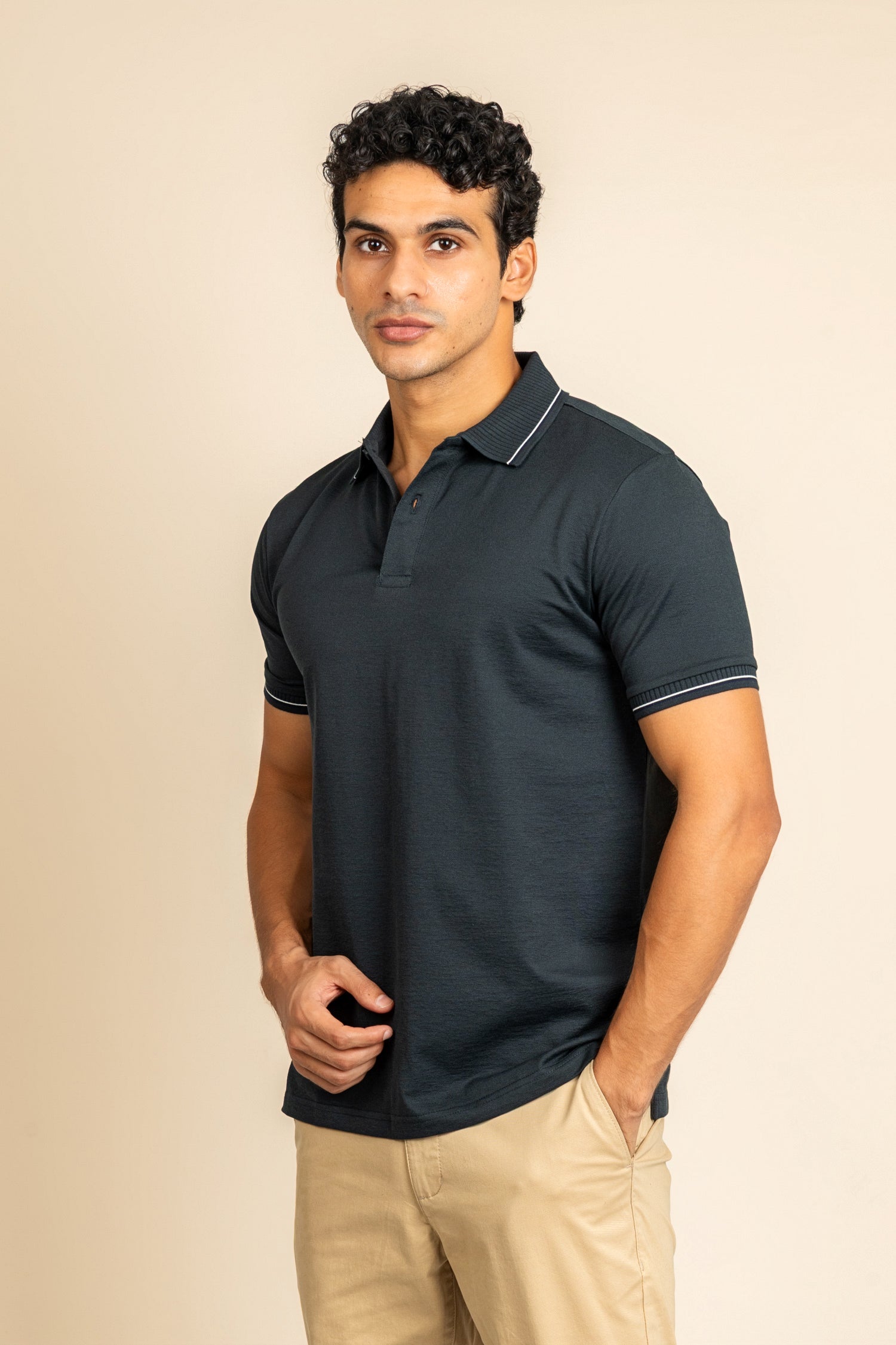 Cotton Blend Polo T-shirt - COCO by Cotton Collection