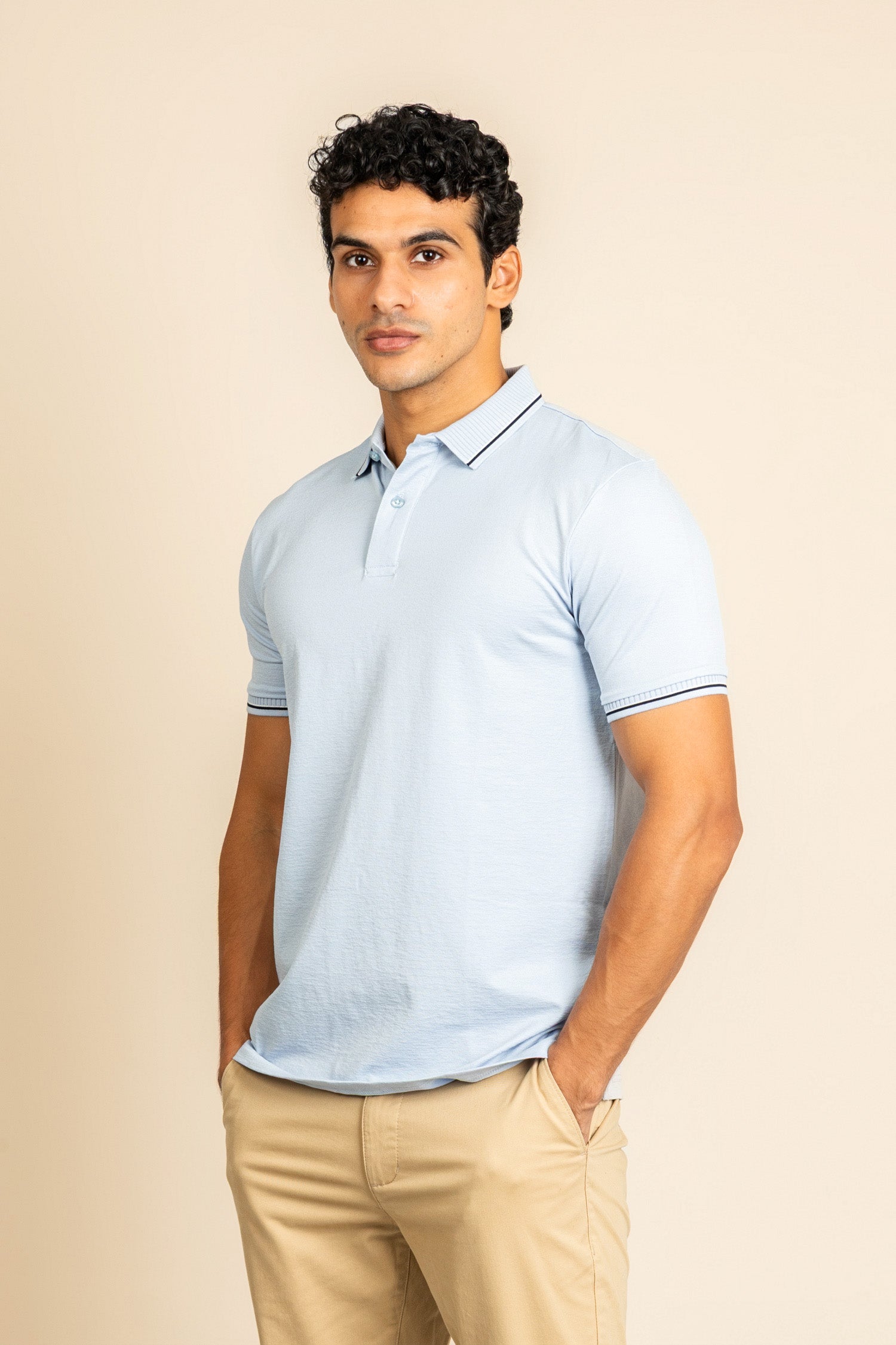 Cotton Blend Polo T-shirt - COCO by Cotton Collection