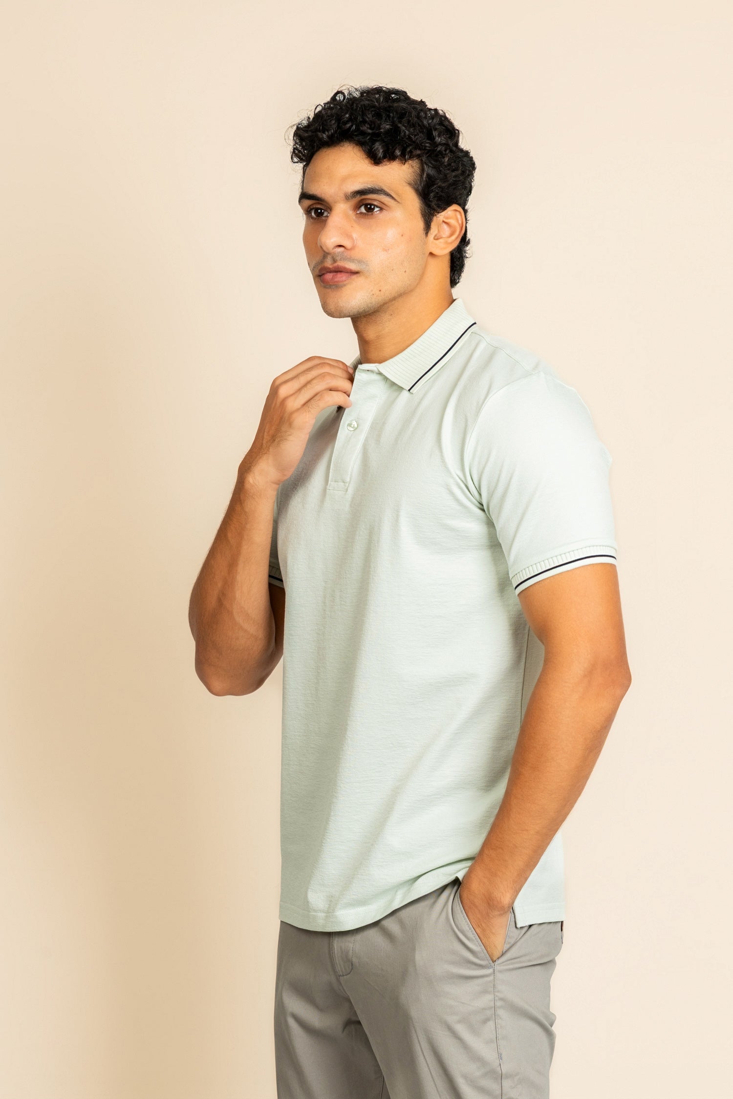 Cotton Blend Polo T-shirt - COCO by Cotton Collection
